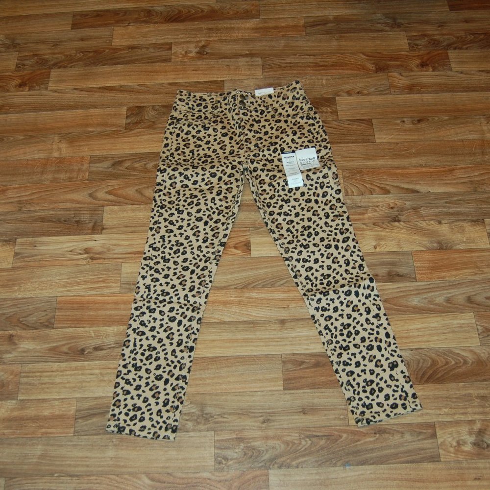 Sonoma Big Girl Goods For Life Cheetah Jeggings